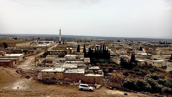 Город Нубель на севере провинции Алеппо в Сирии. Архивное фото
