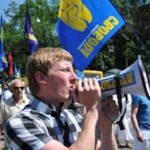 Митингующие украинцы вызвали транспортный коллапс под Ровно