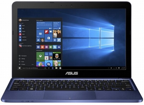 Батареи лэптопа ASUS Vivobook E200HA хватит на 14 часов