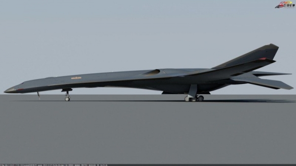 Насколько реален проект китайского малозаметного бомбардировщика Н-10? авиация, бомбардировщик, китай, н 10, самолет, стелс