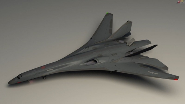 Насколько реален проект китайского малозаметного бомбардировщика Н-10? авиация, бомбардировщик, китай, н 10, самолет, стелс