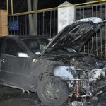 В Одессе сожгли автомобиль священника УПЦ МП