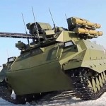 Успешно проведены испытания боевого робота «Уран-9»