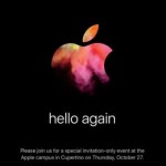 Новая презентация Apple пройдет в конце октября