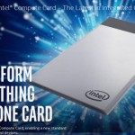 Компьютер Intel Compute Card исполнен в формате банковской карты
