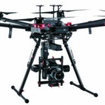 Камера дрона DJI M600 Pro снимает в разрешении 100 Мп